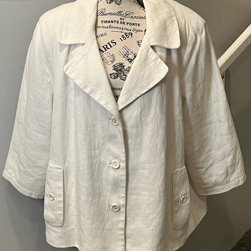 Talbots White blazer